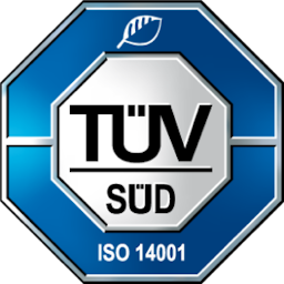 Selo de certificação ISO 14001 da Metalúrgica Paschoal